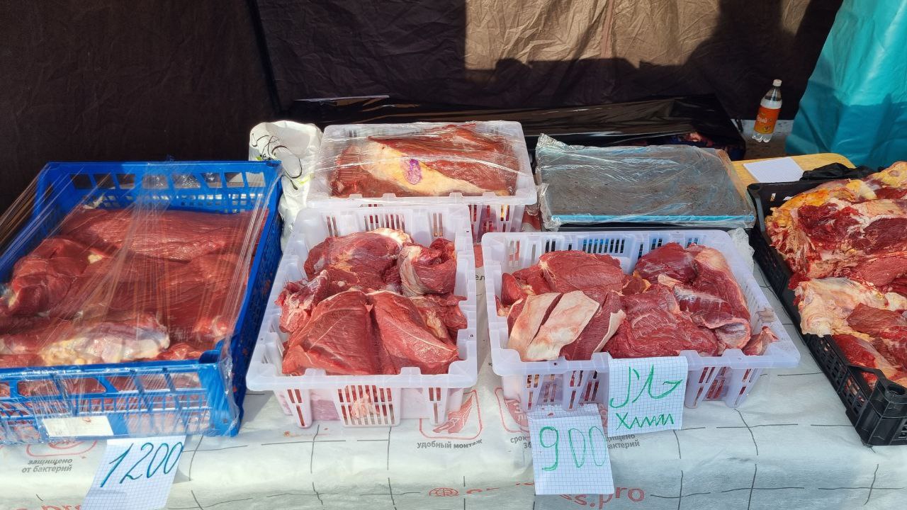 Свежее мясо говядины